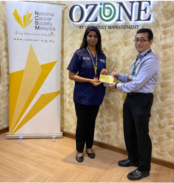 Donation to the National Cancer Society Malaysia (NCSM)